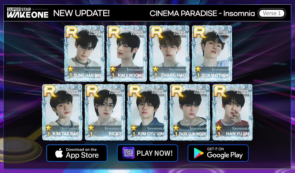 SUPERSTAR_SSWO's tweet photo. [🎹] ZEROBASEONE - Insomnia [Verse 1]

SONG &amp; PACKAGE &amp; MISSION UPDATE!
Insomnia 한정 테마를 지금 바로 슈스원에서 만나보세요!
Get the limited theme right now on SSWO!

🎮 : https://t.co/rjsBnz7RMM

#슈퍼스타웨이크원 #슈스원
#SUPERSTARWAKEONE #SSWO
#제로베이스원 #ZEROBASEONE #ZB1 https://t.co/7e8nJbEyWU