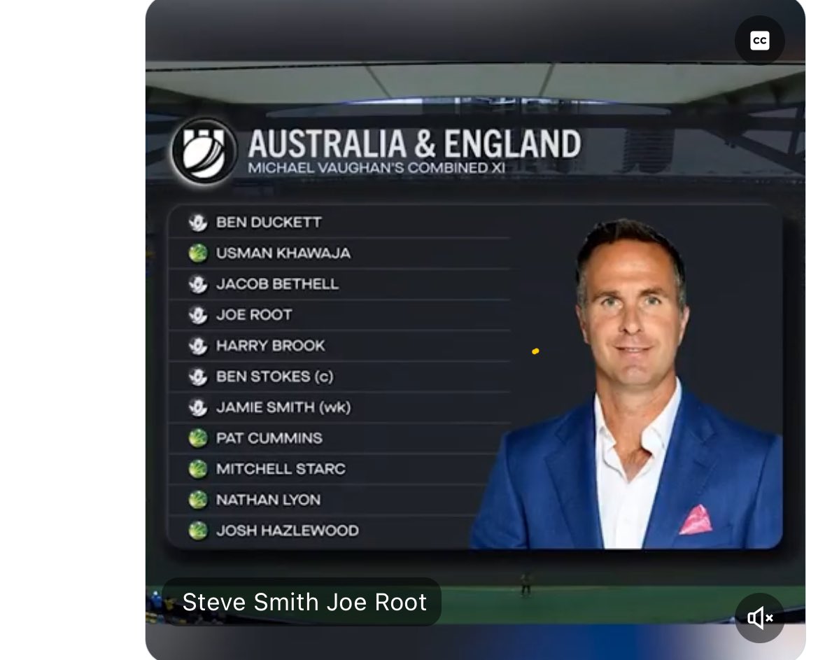 Is Michael Vaughan ok? Bit worried about him #AUSvIND