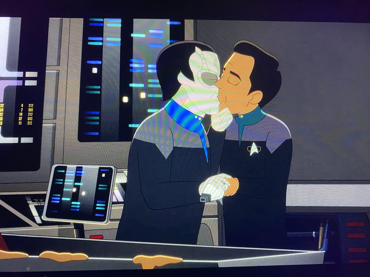 garakbashir4eva's tweet photo. I haven’t been on this app in 18 months but just had to drop in post-spoiler window to say thank you to @MikeMcMahanTM and the whole #LowerDecks team for giving the people what they want. I can finally retire.

#StarTrekLowerDecks @StarTrekOnPPlus  #Garashir #DS9 #StarTrek https://t.co/fOR5h4R7Qt