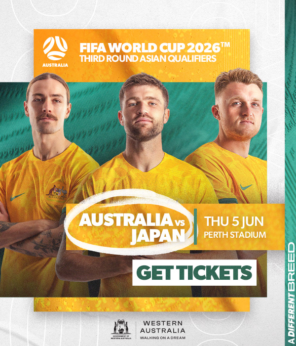 Grab your tickets to see the Socceroos take on Japan in their Round Three AFC Asian Qualifiers™ 🙌

🎟️ via <a href="/Ticketmaster_AU/">Ticketmaster AU</a>
