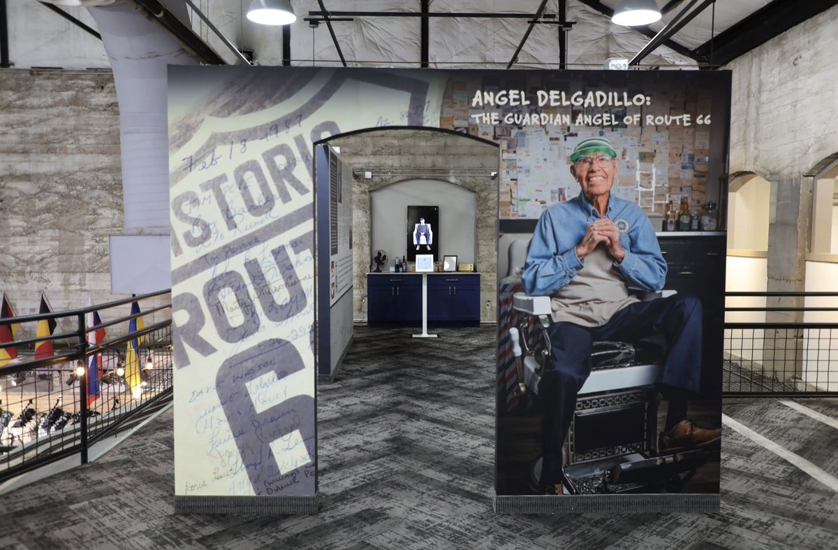 Congratulations to the Kingman Visitor Center on greeting its 3 millionth visitor!

Home of The Guardian Angel of Route 66 StoryFile Experience which uses #AI to let you have a conversation with legend Angel Delgadillo about all he's seen on the famous highway #Route66