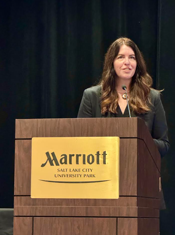JobsUT's tweet image. Congratulations to Tricia Davis, the Director of the Office of Homeless Services, for being awarded the Person of the Year award this morning at the 2024 Utah Housing Matters Awards Breakfast.