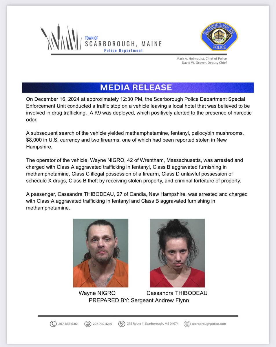 Scarborough Police (@scarboroughmepd) on Twitter photo 