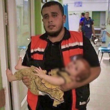 BREAKING | Palestinian paramedic Wissam Ibrahim Thabet has been just killed in an Israeli airstrike near Kamal Adwan Hospital, north of Gaza.
