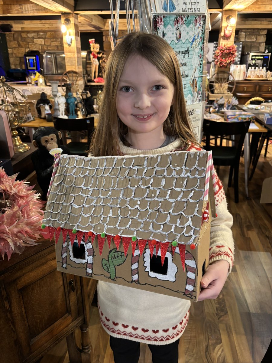 MairMeleri's tweet photo. A fantastic night at the Parent and Child art class last week. We created some delicious looking gingerbread houses which lit up🤩🤩
#art #Scotland #parentandchild #craft https://t.co/JY790DQ5GZ
