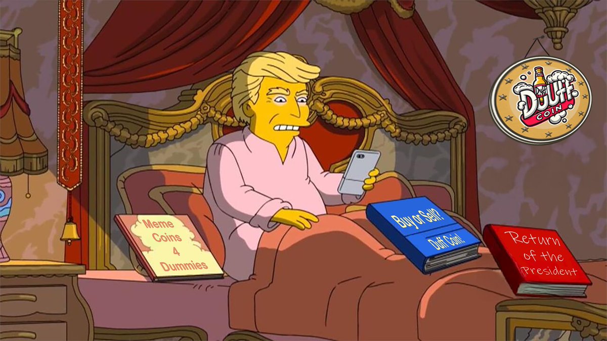 duffX_coin's tweet photo. Just to proclaim it out of the blue: Duff Coin is going to make U all great again!
Total unverified support from DonaldTrump !
#MUAGA #DuffCoin #DuffBeer #SpringfieldVibes #SimpsonsFans #CryptoHumor
#MoeTavern #BeerAndCryto #HomerApproved #DuffLife https://t.co/tJb51kw27b