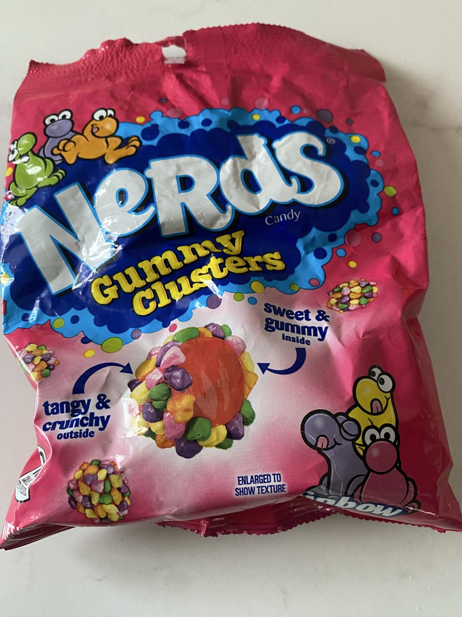 ktoirish's tweet photo. You’re telling me there was a time in my life where I thought it was fine to eat plain ol’ Nerds? https://t.co/KwThg9rj5F