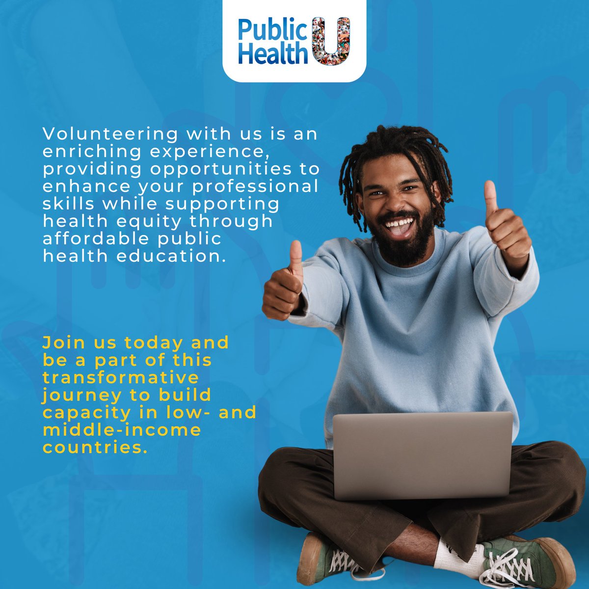Public_Health_U's tweet photo. 🌍 Calling all public health changemakers! Volunteer with PHU for Semester 25A and empower students in 59+ countries.

📚 Flexible roles | 🌟 Big impact | 🕒 Manageable time commitments

Register: https://t.co/CBcIJr492p https://t.co/uDrKdgxZ4K