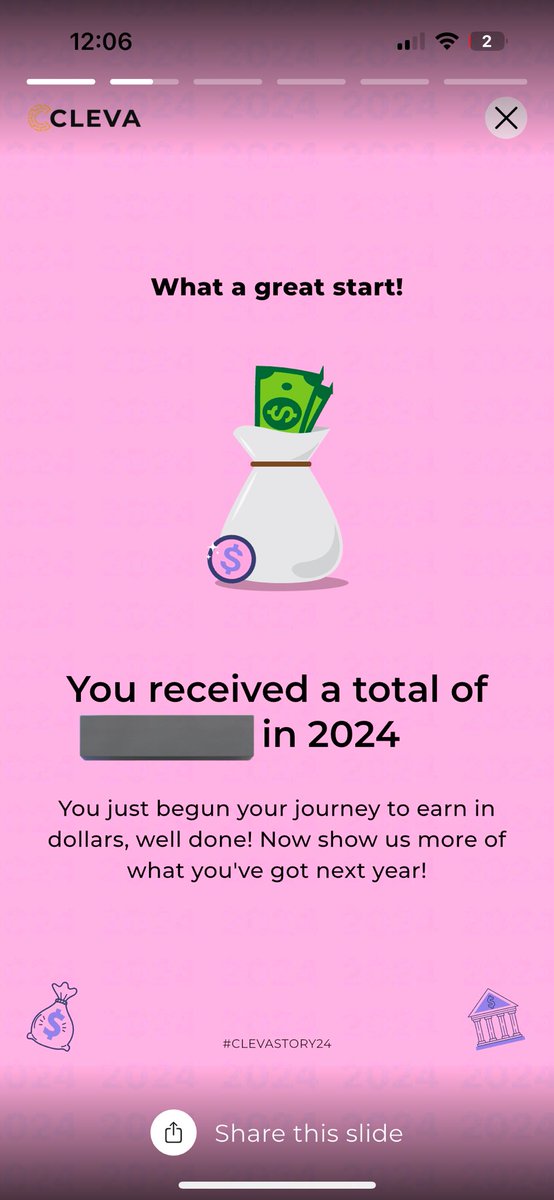 hackSultan's tweet photo. Checked my wrap on @clevabanking today, lol. I sent people USD ooooo, but I also received a lot of USD.
If you can guess how much USD I received, then youβre the winner. π€π€π€π€
#CLEVASTORY https://t.co/qWy2b3ZhXY