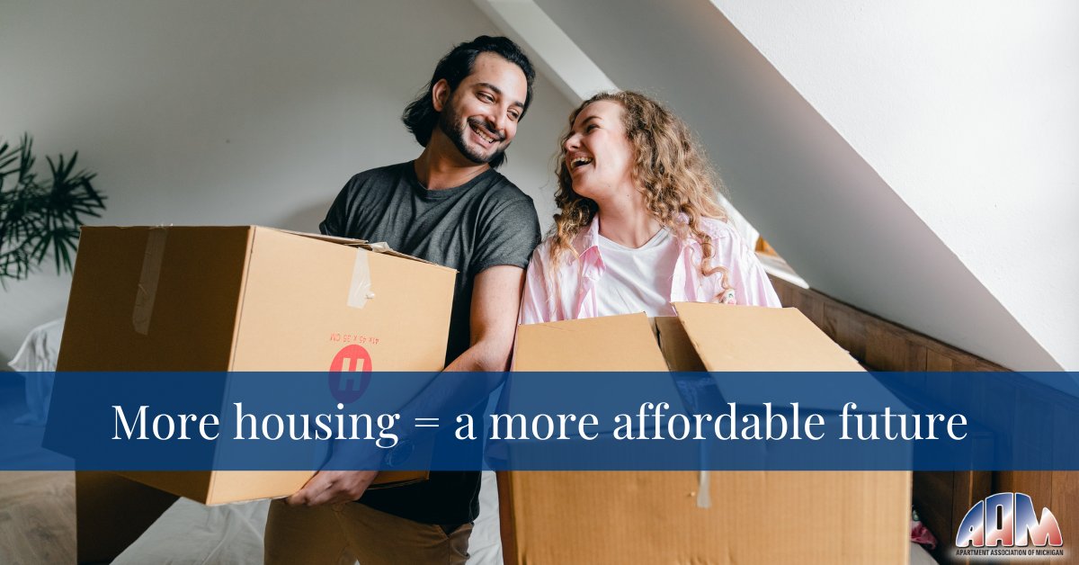 ApartmentsofMI's tweet image. Michigan needs 190,000 new housing units to meet demand. That’s why AAM supports policies that close the gap between development costs and what Michigan families can afford.