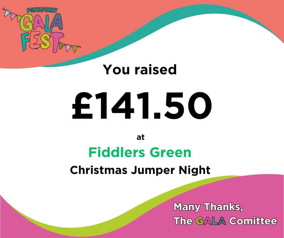 Thanks to all who donated towards Galafest 25 🤌

Don’t worry if you missed out many more fundraisers coming up in the new year 😉

#Portaferry #PortaferryGala