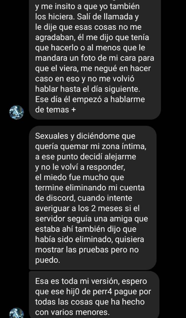 mesarichy's tweet photo. Hay muchos más testigos que dicen cosas demasiado turbias sobre esta persona y confirman lo asqueroso que ha llegado a ser. https://t.co/U54kfvFIts