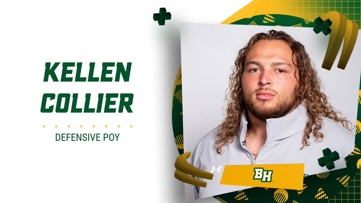 The front 7 dominated this season only allowing 86 rush yds per game. One of those reason was this man - Kellen Collier! Congrats to all 3 finalists for the team-voted Defensive Player of the Year! #WEoverME