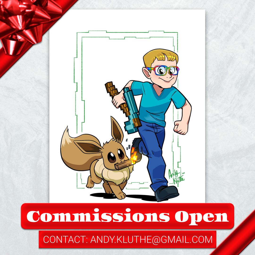 Full body commissions are $150 and include a starter Pokemon for free! More Pokemon are available as add-ons.