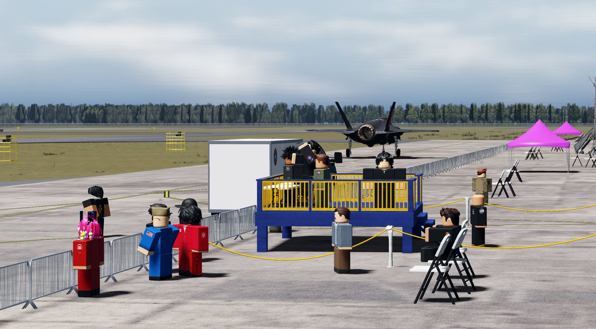 Virtual Roblox Blue Angels tweet media
