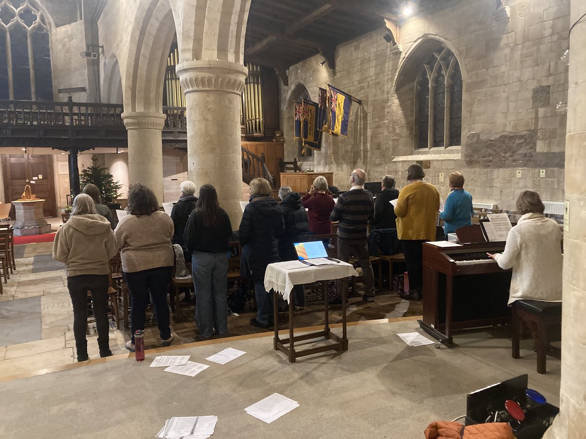 Our Christmas Scratch Choir sounded beautiful at tonight's final rehearsal! 🎶✨ Join us for Cakes &amp; Carols on 22nd Dec, 6:30pm at St Michael’s Church, Bishops Cleeve 🎄🎤 – lots of cake, contemporary carols, guest performances &amp; more! 🎅🍰