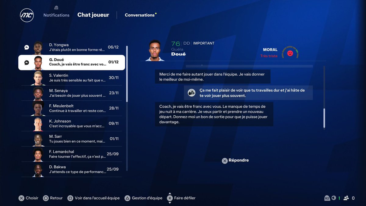 fifanewsfr's tweet image. C’est impossible de prendre du plaisir sur FC25 épisode 3459 (il joue tous les matchs)