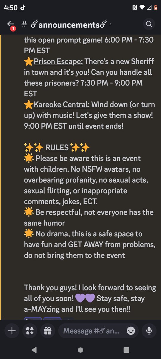 Hiya! Here's the details for next week's #MaybeeMadness #event on #VRChat! Come hang out with us, look out for public group instances under #MayzingsMaybees! Until then! Stay safe! Stay A-MAYzing! And I'll see you amongst the stars! #Mayzing out! 💜💫
