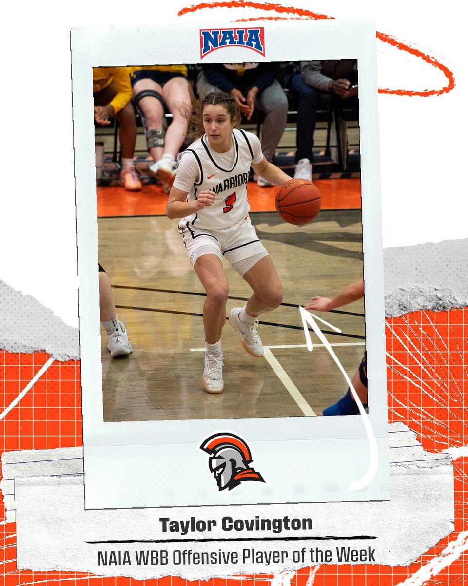 Congratulations to Taylor Covington on being named the NAIA Women’s Basketball Player of the Week! The junior posted a career high 40 points in a win over Lourdes last Saturday, while adding 5 assists and 3 steals #TechYeah #WonIT #NAIAPOTW #NAIAWBB #CollegeBasketball