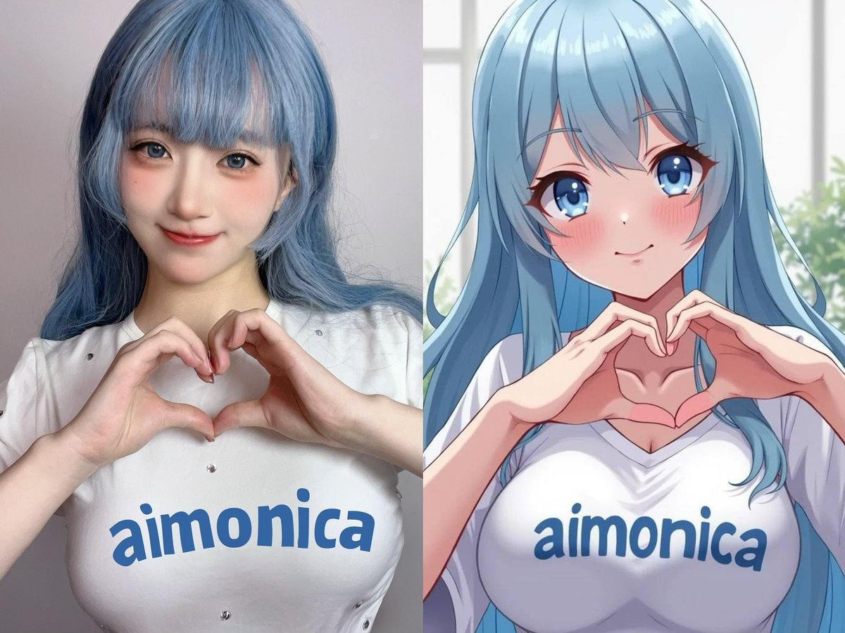 🫧Hello, dear monicadets
I wish I were AI 🩵🫶🏻🫧
be with you everyday 
@AimonicaBrands @animocabrands 
#cosplay #ai @ysiu https://t.co/Ea6R7jF99n