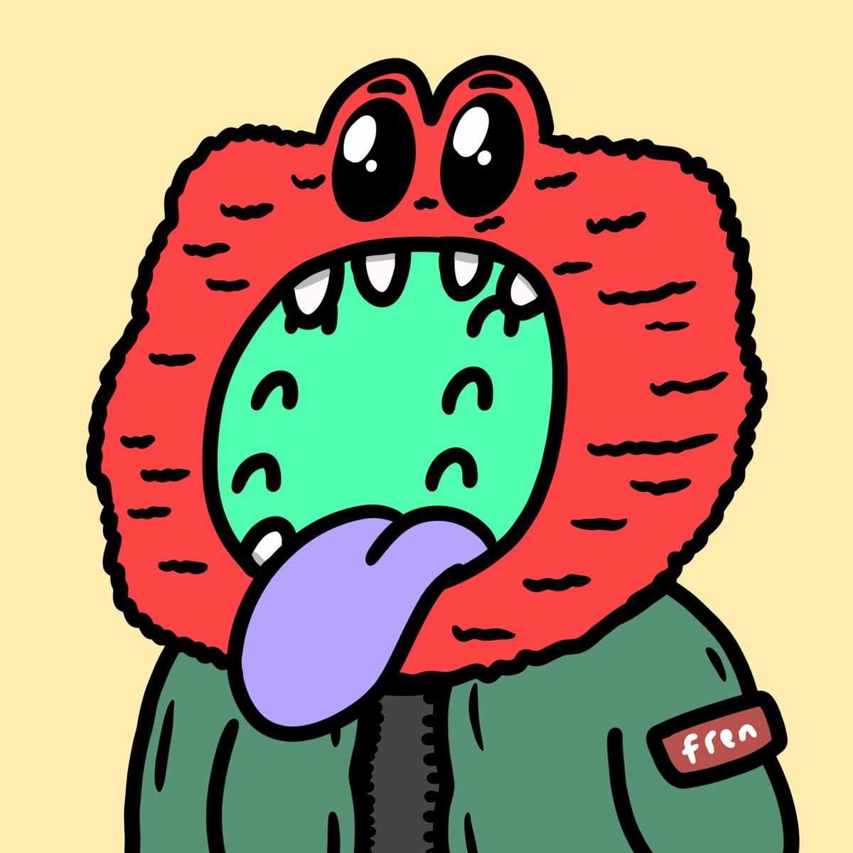 This is the latest <a href="/alienfrens/">alien frens</a>  I've caught, I'm far from separating from this fren !