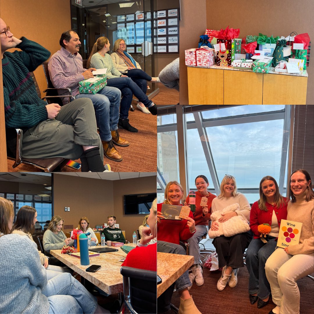 More holiday festivities over at LCWA – Secret Santa! Today we exchanged gifts to get everyone in the holiday spirit. Looks like everyone is on the nice list 😊