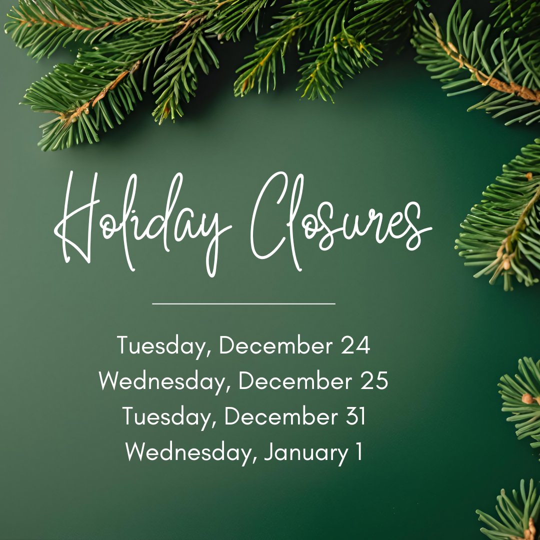 RAILS will be closed on the following days for the Christmas and New Year holidays:

Tuesday, December 24, 2024
Wednesday, December 25, 2024
Tuesday, December 31, 2024
Wednesday, January 1, 2025

Delivery services will not be provided.