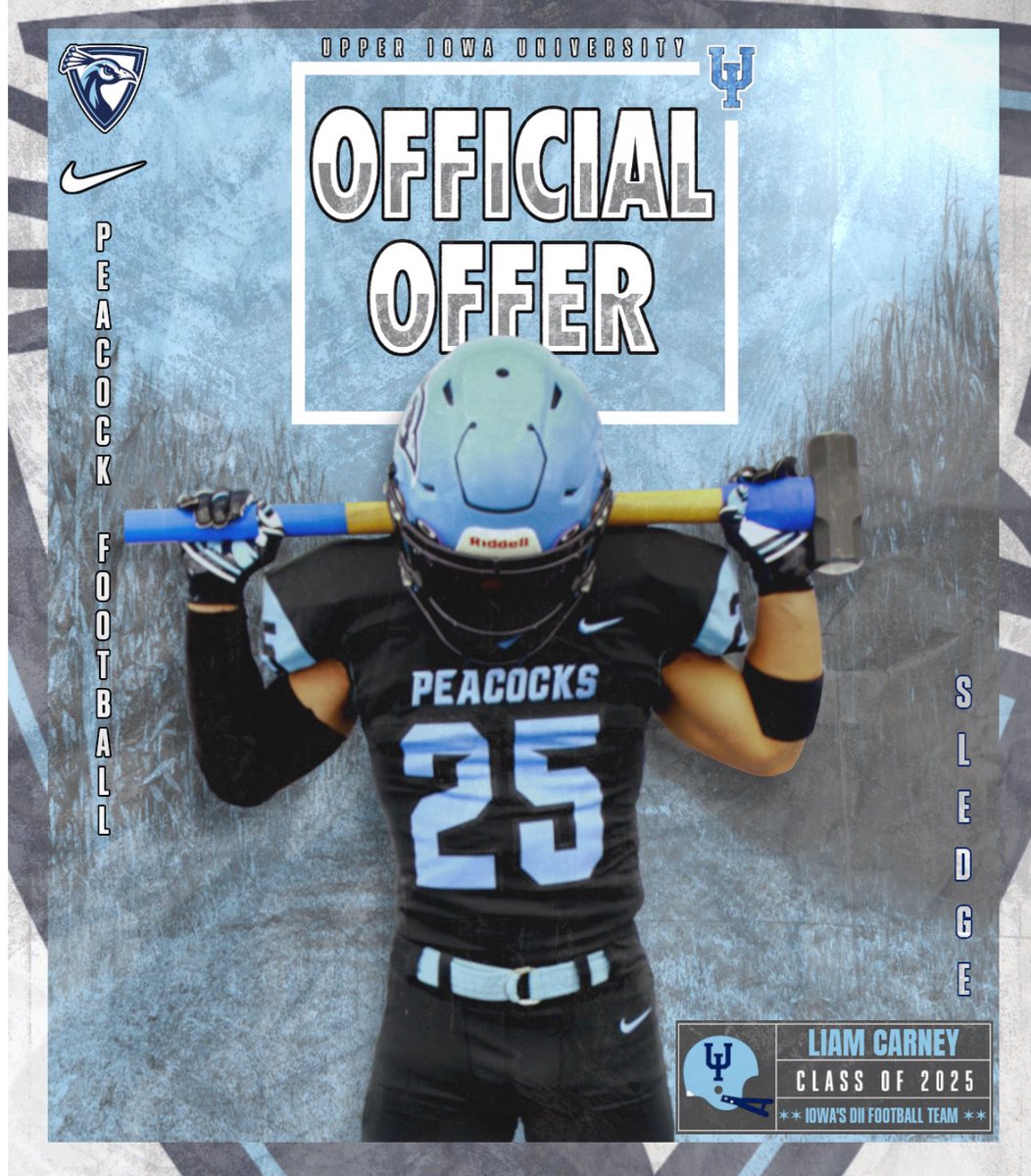 After a great conversation with <a href="/MaxLongman_/">Max Longman</a> I’m super grateful to announce I’ve received an offer from Upper Iowa University! <a href="/GOWHS_FOOTBALL/">Wauconda HS Football</a> <a href="/GoWHSAthletics/">WHS Athletics</a> <a href="/chris_prostka/">Chris Prostka</a>