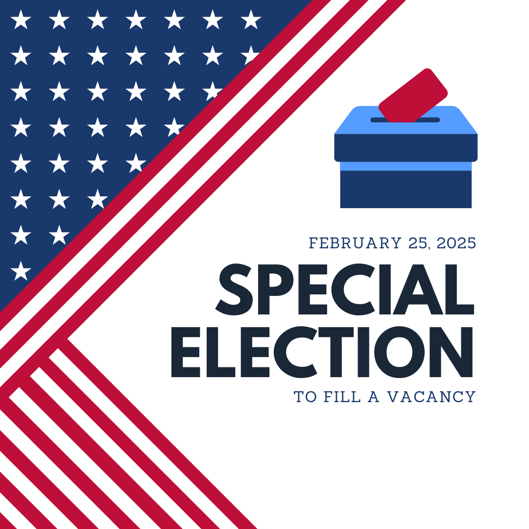 The deadline to submit an application for a place on the ballot in the City's Feb. 25th Special Election to fill a vacancy for Council Member Place 6 is Thursday, December 26, 2024 at 5:00 PM. Please visit ow.ly/LaQ650Ut0zF to download the Applicant Packet.