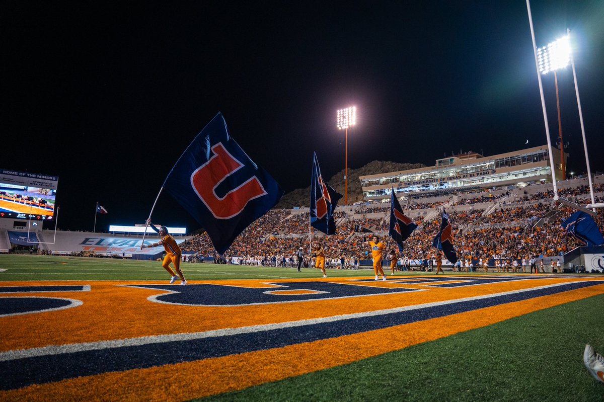 Excited to have received an offer from UTEP!