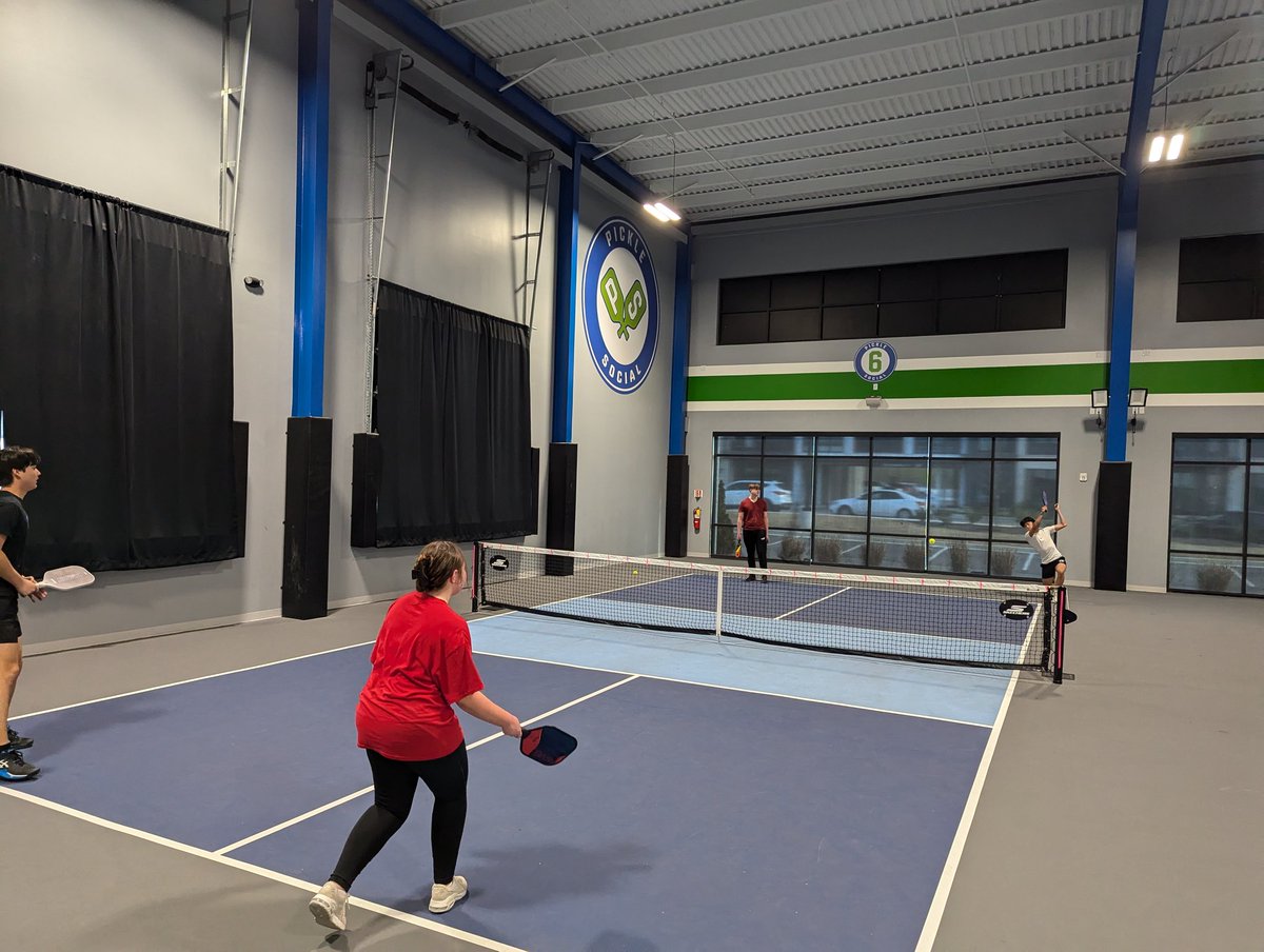 Coach_Will_i_am's tweet photo. SKG Pickleball's Semester 1 event was awesome! Our club members improved so much. Thank you, Mrs. Hill, for your love and support. Jags up, paddles up!  @SKG_Athletics @EnjoyYourJob #BuildTheBrand #4TheSKG @mixedpklnews https://t.co/fVQzyNFRe9
