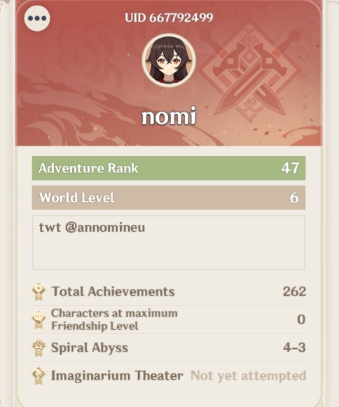 Hiii:3 This is my Genshin acc in America if anyone wants to help mee
(created this acc in March 2023, abandoned it using it as an acc for gambling, recently decided to fix it so I can have a good acc, the problem is that everything's difficult, help would be nice) #GenshinImpact