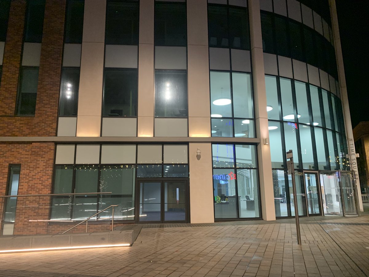 ann_ellison's tweet photo. @WarringtonBC you forgot to turn your lights off.  Seeing as the council needs to save money, maybe you could start by switching the lights off.  Start saving on your electric bill. https://t.co/U78CEZR2PR