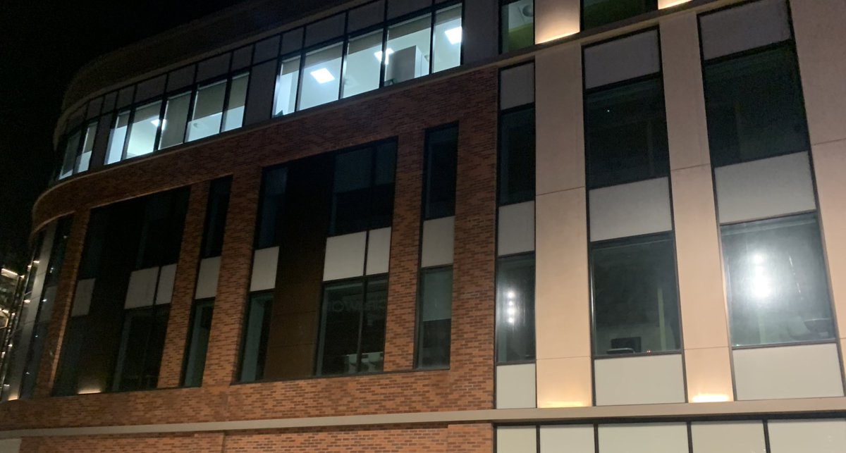 ann_ellison's tweet photo. @WarringtonBC you forgot to turn your lights off.  Seeing as the council needs to save money, maybe you could start by switching the lights off.  Start saving on your electric bill. https://t.co/U78CEZR2PR