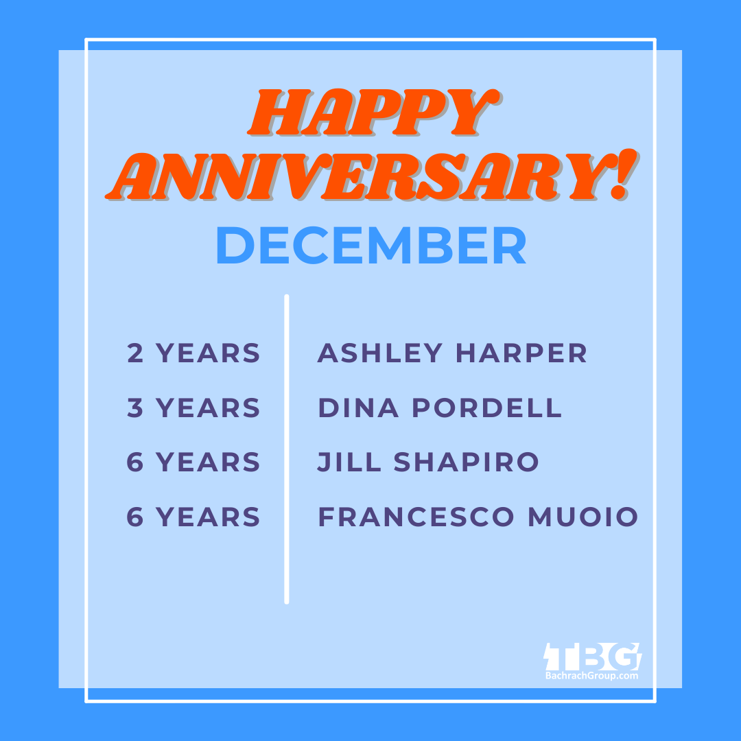 Ending the year on a high note by celebrating our December work anniversaries! Thank you for your dedication and all you do to make TBG thrive. Here's to many more milestones ahead!

#WorkAnniversary #December #TBG50