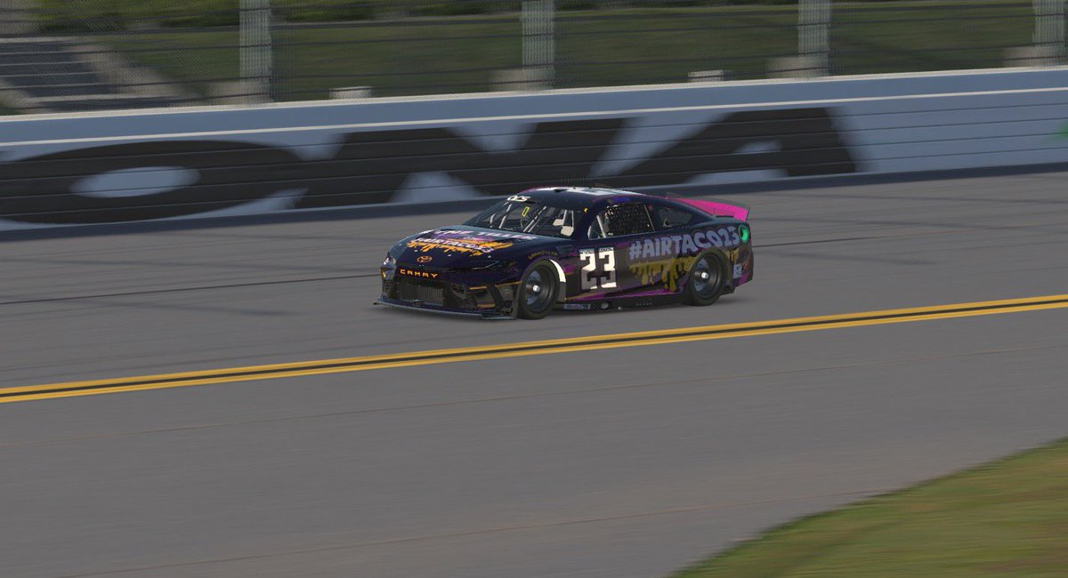 RTillery121's tweet photo. Introducing the fresh off the press #AirTaco23 #ToyotaCamry! Officially branded for me! Can’t wait till this hits the track! #RT23 #iRacing https://t.co/QWxfqned41