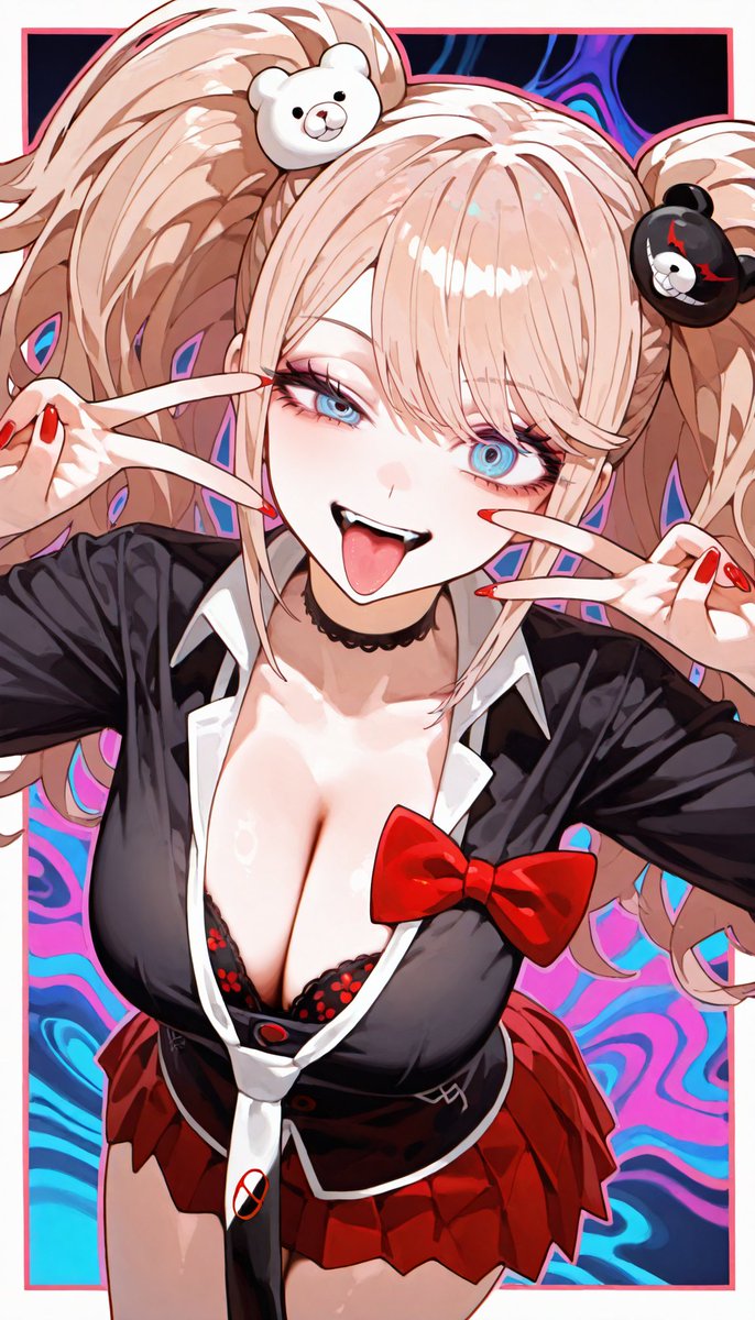 Junko Enoshima / 江ノ島盾子 
#ダンガンロンパ #danganronpa #JunkoEnoshima 