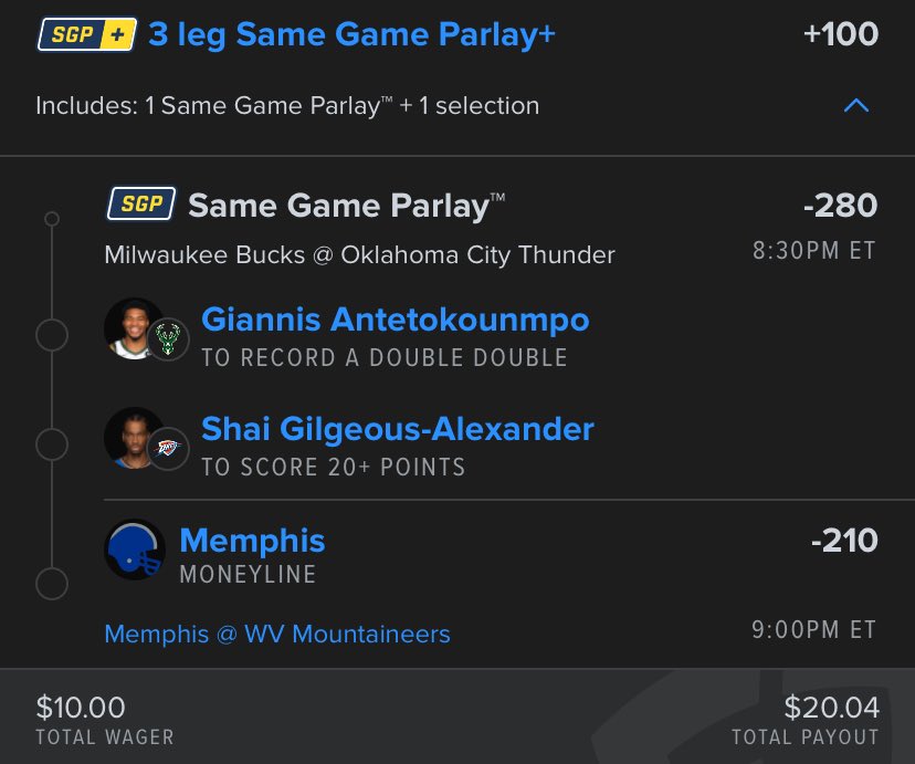Ran on Threads last week, we got to DAY 7 &amp;&amp; took $150 in profit‼️ 

DAY 1: $10.00 > $20.04

#GamblingX #FearTheDeer #ThunderUp #GoTigersGo