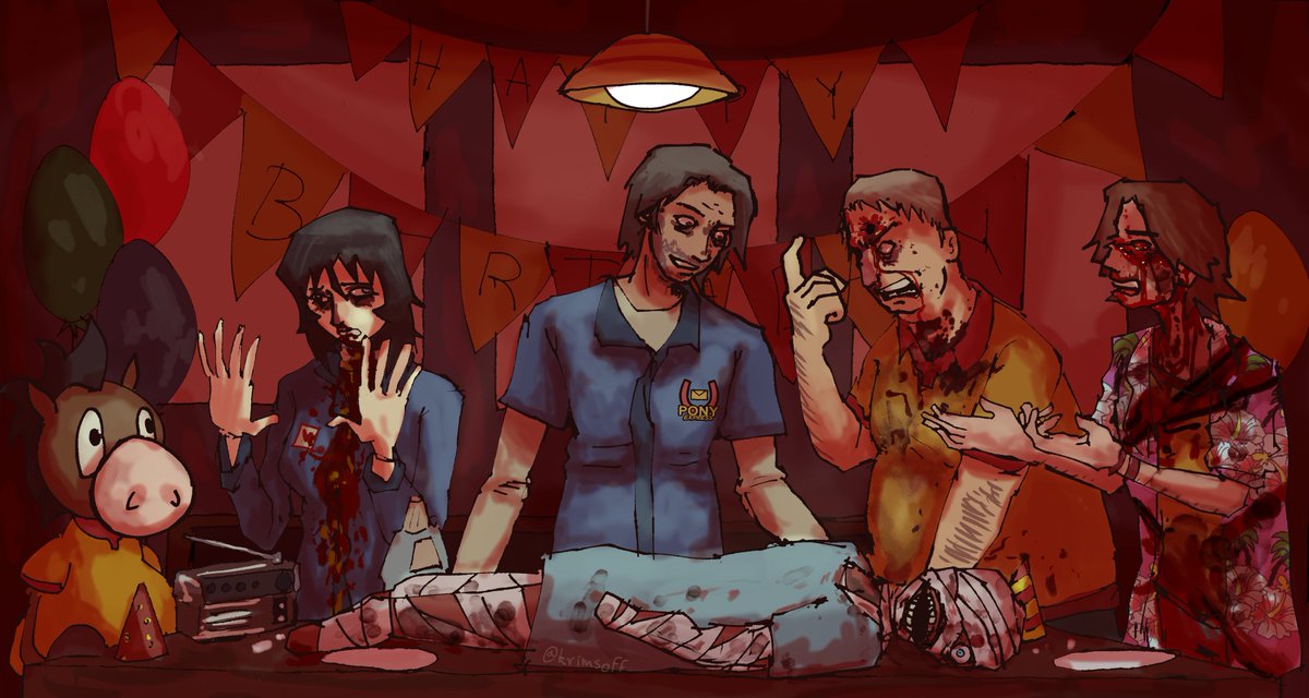 The Last Supper 

#mouthwashing #anya #curly #daisuke #swansea #fanart