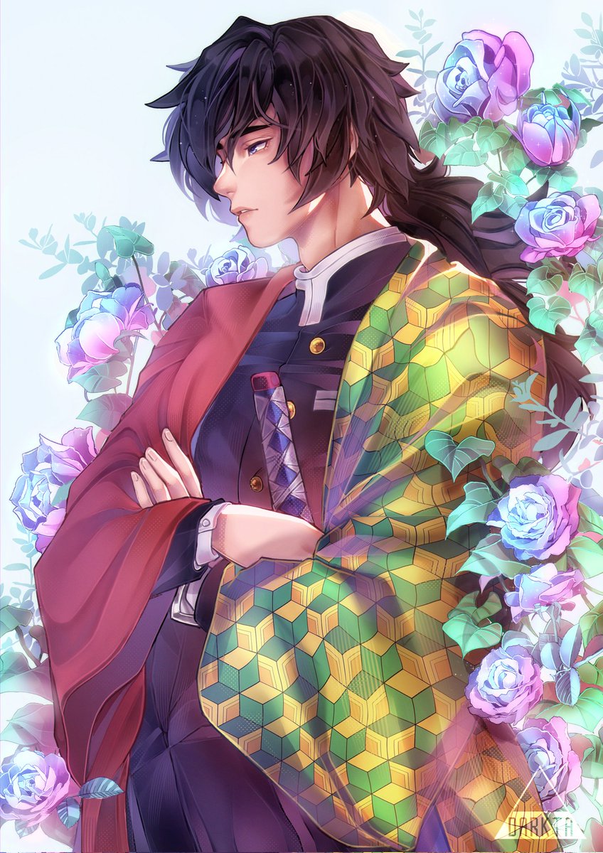 _darkta_'s tweet image. He goes so well with pink and blue 🩵🩷
#DemonSlayer #kimetsunoyaiba
