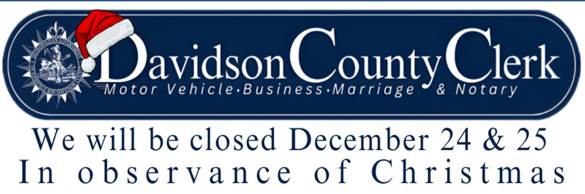 In observance of Christmas, our offices will be closed Tuesday, December 24 and Wednesday, December 25.  We return to our regularly scheduled hours of operation Thursday, December 26.   Happy Holidays Nashville!