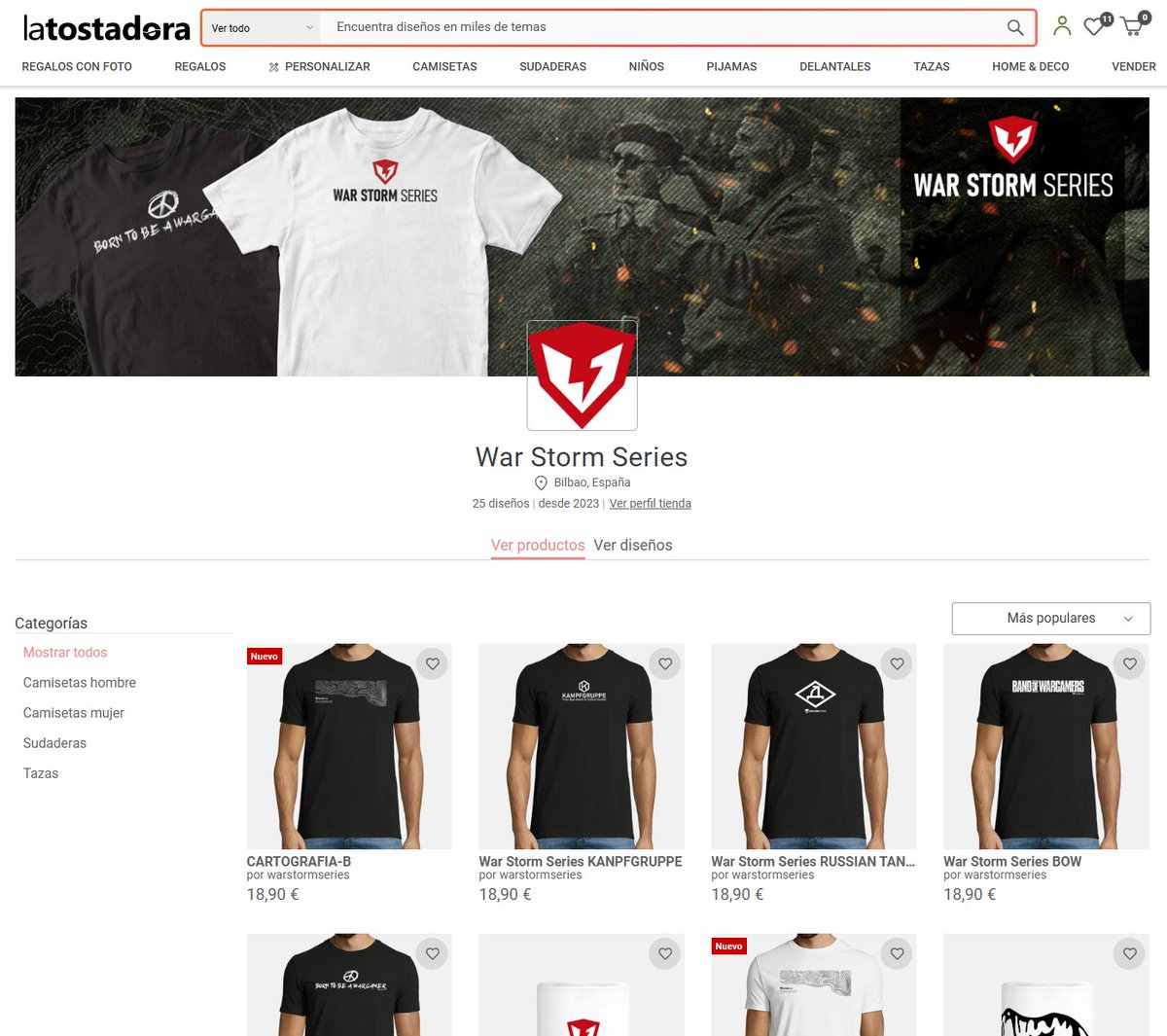 Y para estas Navidades... que mejor que un autorregalo!😉

latostadora.com/shop/warstorms…