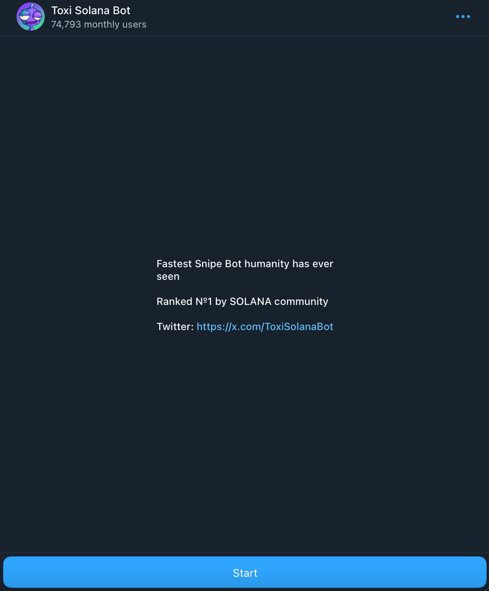 》2

❖ Solana is the best chain for memecoins

❖ If you want to trade profitable, you need the fastest txs

❖ That's why we'll use <a href="/ToxiSolanaBot/">Toxi Sol Bot</a>

❖ Also you can copy trade any wallet here, it helped me to buy $ACT before Binance listing

❖ Start trading: