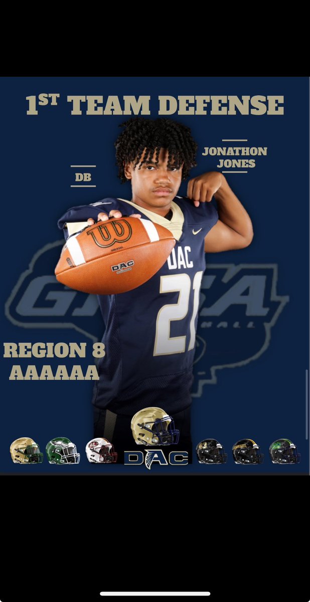Jonathan Jones Jr (@3j_jones_) on Twitter photo Blessed and honored to have received first defensive team All-Region. Thank you to my coaches and my family for the support. <a href="/DaculaFB/">Dacula Football</a> <a href="/DaculaRecruits/">Dacula Recruits</a> <a href="/coachStan8/">Reggie Stancil</a> <a href="/coachemupallday/">Coach Sessions</a> <a href="/CoachWarnock4/">Coach Warnock</a> <a href="/1CoachLovett/">Coach Lovett</a> <a href="/RecruitGeorgia/">Recruit Georgia</a> <a href="/Gwinnetttdclub/">TDClubofGwinnett</a> <a href="/NEGARecruits/">Northeast Georgia Recruits</a> @On3Recruits Blessed and honored to have received first defensive team All-Region. Thank you to my coaches and my family for the support. <a href="/DaculaFB/">Dacula Football</a> <a href="/DaculaRecruits/">Dacula Recruits</a> <a href="/coachStan8/">Reggie Stancil</a> <a href="/coachemupallday/">Coach Sessions</a> <a href="/CoachWarnock4/">Coach Warnock</a> <a href="/1CoachLovett/">Coach Lovett</a> <a href="/RecruitGeorgia/">Recruit Georgia</a> <a href="/Gwinnetttdclub/">TDClubofGwinnett</a> <a href="/NEGARecruits/">Northeast Georgia Recruits</a> @On3Recruits