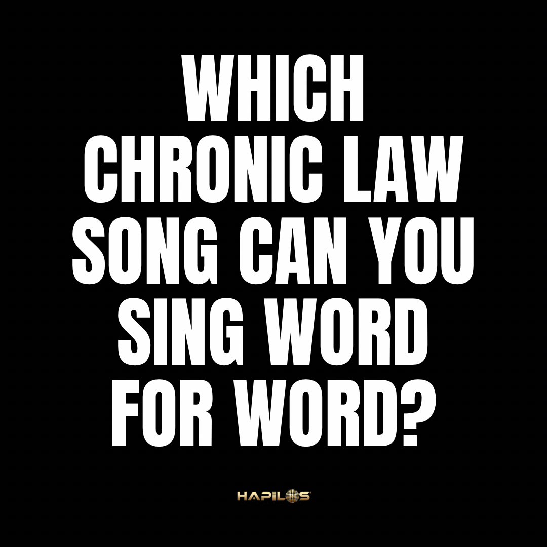 Hapilos's tweet image. Which Chronic Law song can you sing word for word? 🔥

#ChronicLaw #LawBoss #DancehallTherapist #OneLaw #DancehallMusic #Dancehall #DancehallArtist #DancehallDaily #DancehallReggae #ReggaeDancehall