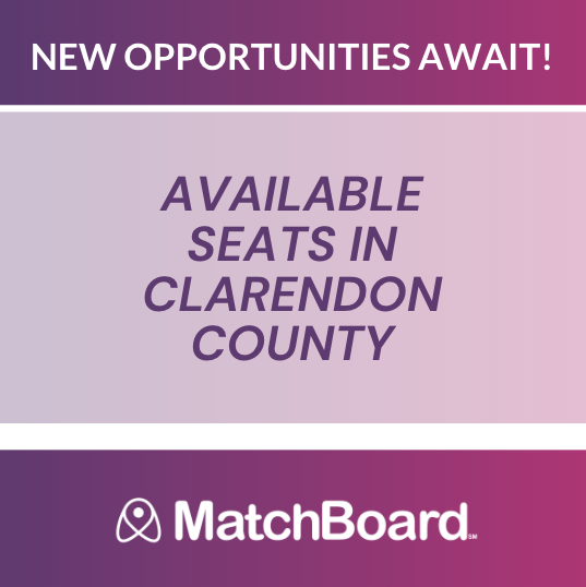 📣 Attention Clarendon! ⭐️ This could be YOUR opportunity to use your voice and help shape the future of South Carolina. If you live in Clarendon County and are looking for opportunities to lead, there are several available seats available. Apply today on MatchBoard.