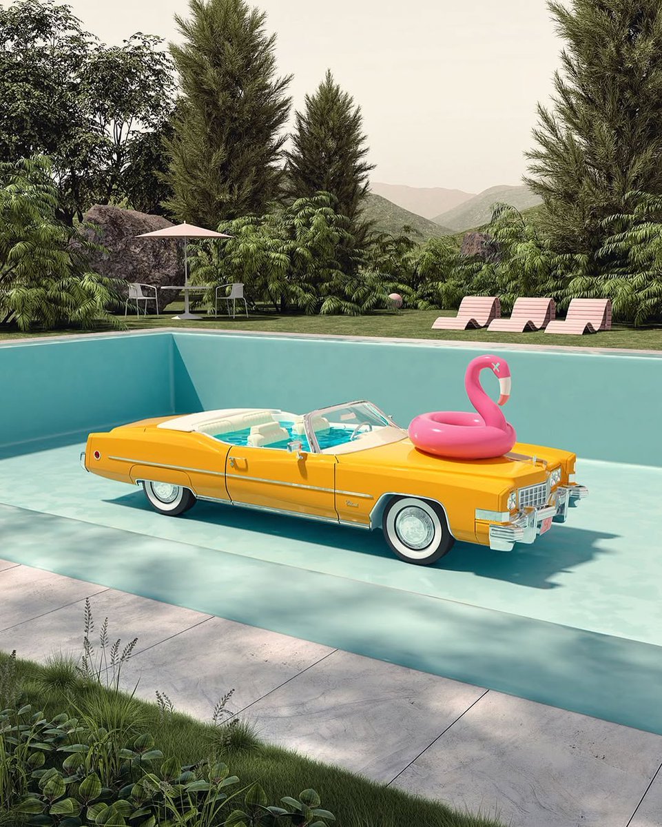 On my way to the pool!