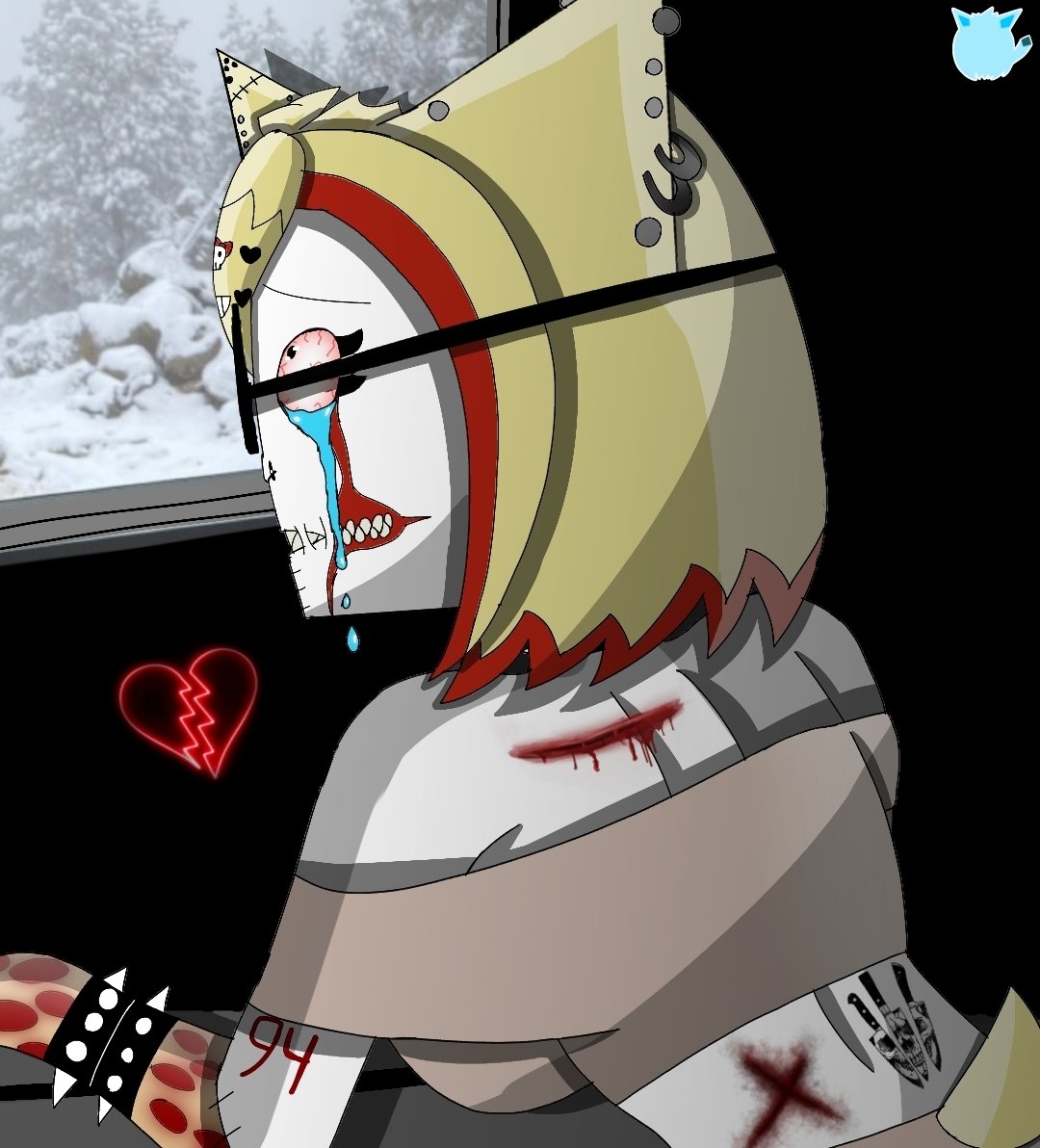 SayloinRiki's tweet photo. Hell Carrie who cried frozen snow
๐ฟ๐ฟ๐๐ฉธโ๏ธ
.
#uncannyoc #phase249 #gengar #carrie #pokemon #hellchaos #hellcarrie #splatterhouse #goregirl #glasses #humanoidgirl #monstergirl #crying #sad #frozensnow #antialexplicity #tracingart #fixingart
#digitalart #fanart #artwork https://t.co/H0qEBYoeoM