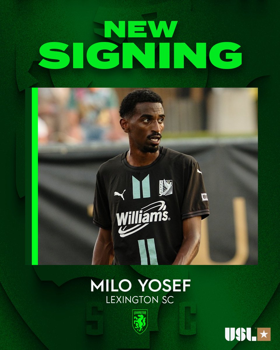 Adding to the attack ⚔️

<a href="/LexSporting/">Lexington Sporting Club</a> has signed forward <a href="/nipsey04/">milo</a> ahead of the upcoming season 📝

➡️ bit.ly/41ATkip
