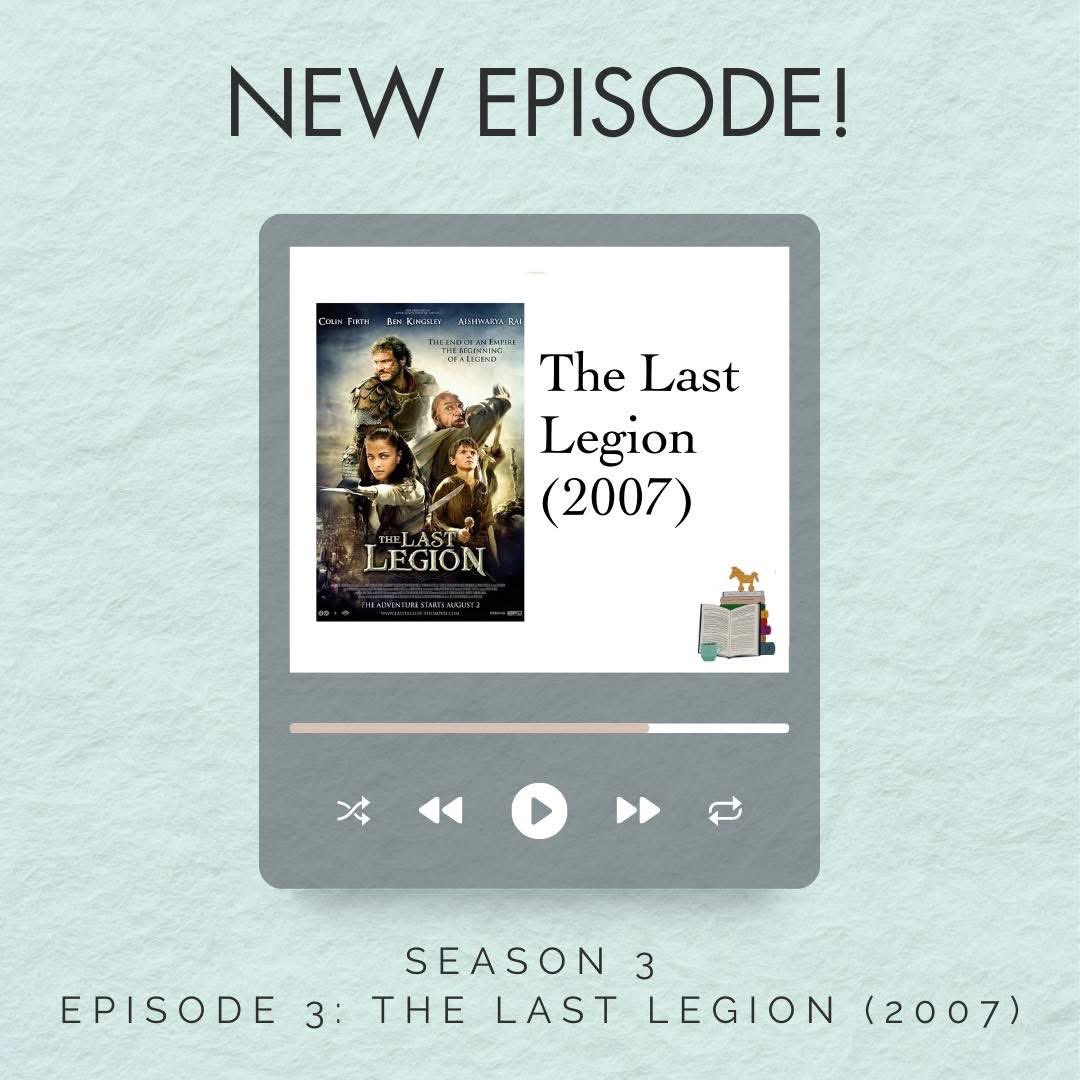TheOzymandiasP1's tweet photo. The latest episode of the Reading Party podcast is out now! Megan and Lexie are diving into the fantastical world of "The Last Legion" (2007)! https://t.co/sujRcPJDUM